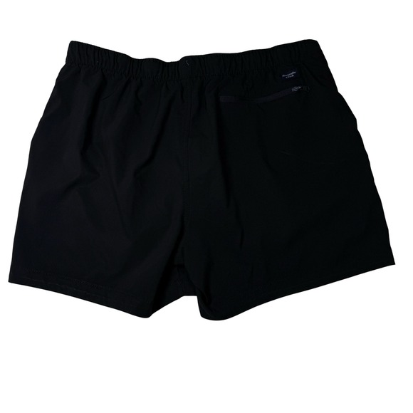 Abercrombie‎ Fitch Mens Lined Black Stretch Performance Shorts Size XL - Picture 2 of 8